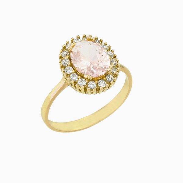 Ring with Pink Stone