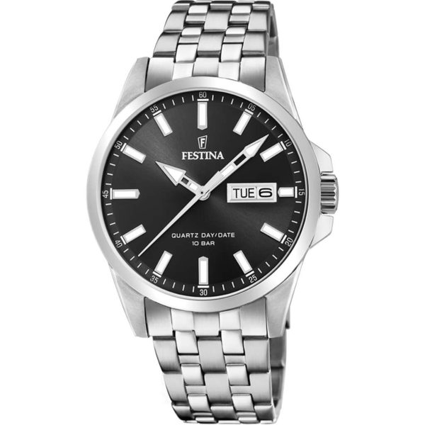 Men's Festina with metal bracelet