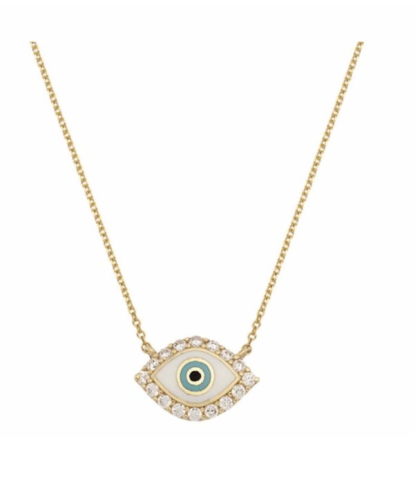 Gold Eye Necklace