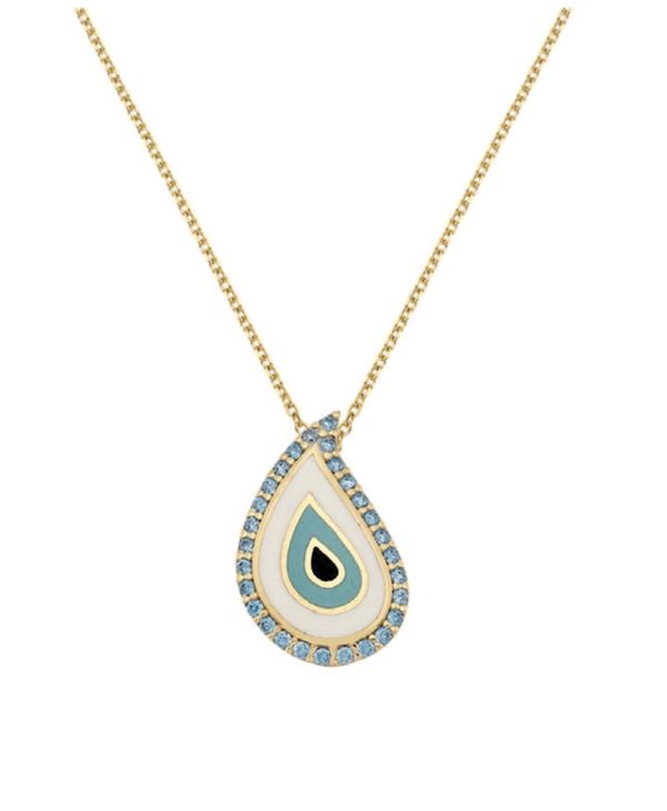 Gold Eye Necklace