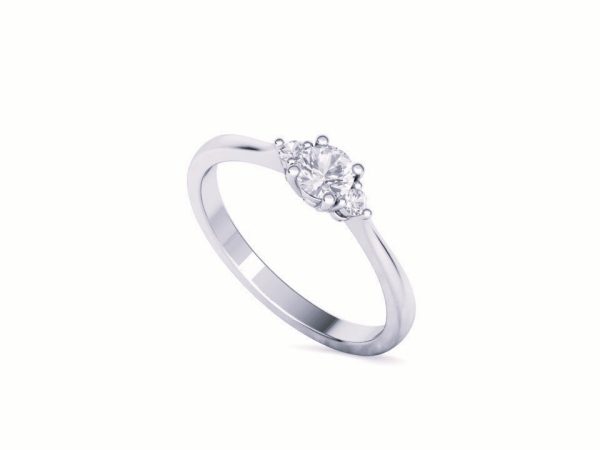 Ring Solitaire with Diamond