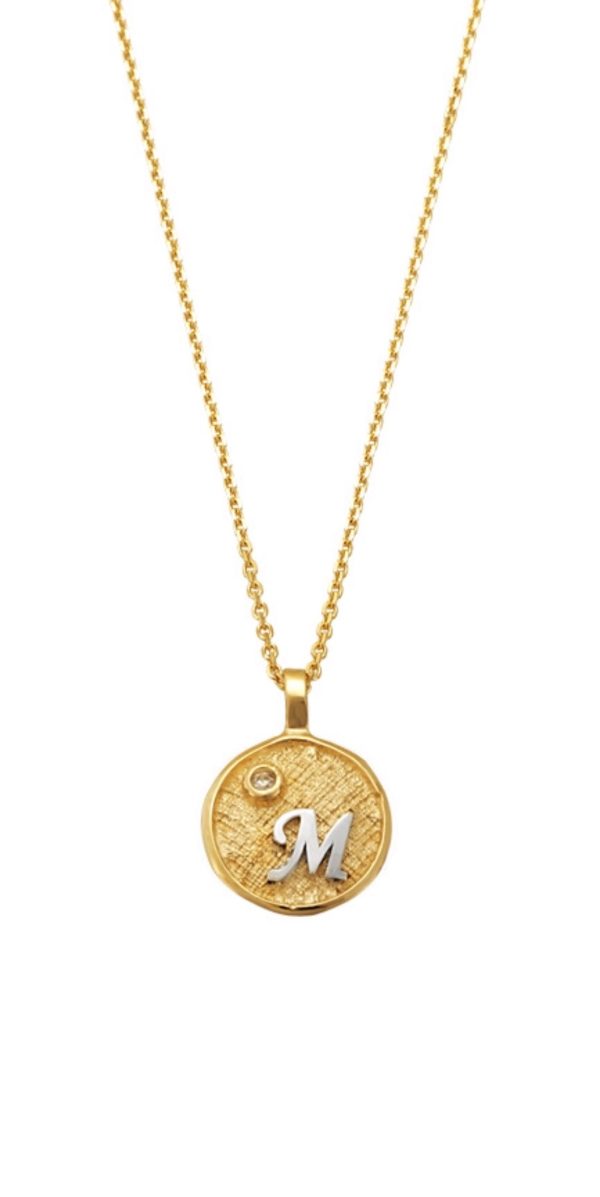 Necklace with monogram