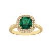 Ring with green Stone