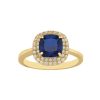 Ring with blue Stone