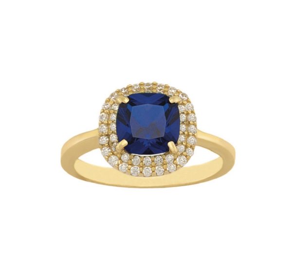 Ring with blue Stone