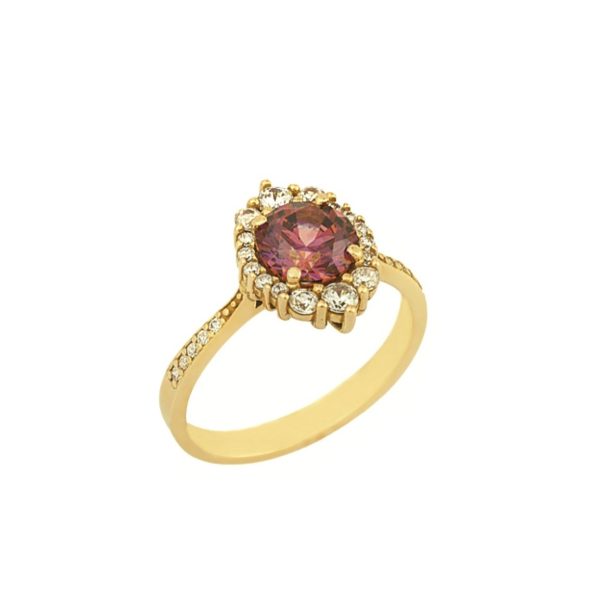 Ring with red Stone